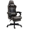 Ergonomic High Back Brown Office Chair Adjustable Swivel Recliner Lumbar Support