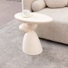 Lucky Stone End Table, Fiberglass Side Table, Modern Minimalist Corner Table, Coffee table with Decoration, Home Decor for Living Room, Bedroom