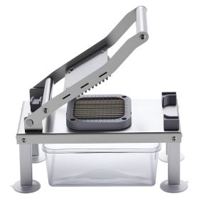 Vegetable Chopper Mandoline Slicer, All-in-1 Food Veggie Cutter with 8 Stainless Steel Blades, Cheese Grater Onion Potato Salad Dicer with Container