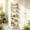 6-Tier Over the Door Pantry Organizer, Adjustable Hanging Storage Rack for Kitchen