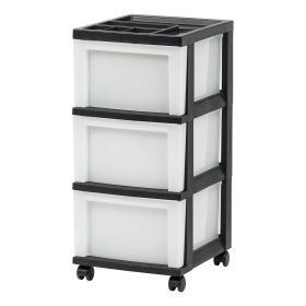 Craft Plastic Organizers and Storage, Rolling Storage Cart for Classroom Supplies, Storage Organizer for Art Supplies
