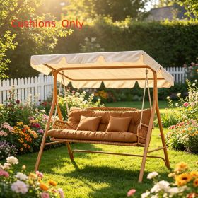59 'plush cushion with pillow, replaceable seat back and 2 pillow sets