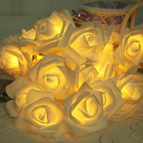 LED Rose Flower String Lights