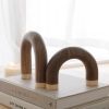Wood Arch Decorative Objects - Book Shelf Decor Aesthetic, Modern Coffee Table Decor, Home Décor Accents, Wood Sculpture, Shelf Decorations