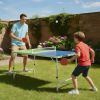 Foldable Ping Pong Table Game Set Mini Table Tennis Table with Adjustable Height
