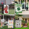 Seasonal Garden Flags Set of 12 Double Sided 12 x 18 Inch, Small Yard Flags for Outside, Christmas Halloween Easter Valentine's Day Outdoor Decor