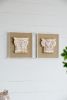 S/2 13.8x1.6x13.8" Wall Art, Wall Décor for Living Room Dining Room Bedroom Office Entryway