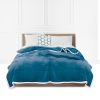 Lake Blue Throw Blanket – Warm Decorative Blanket for Living Room, Bedroom, Couch, or Nap Use