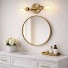 Reverie Double Lights Bathroom Wall Sconce over Mirror Bedroom Hallway Entryway 5"W × 10.75"H × 5"E