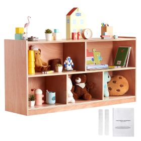 Cubby Mobile Tray Storage Cabinet, 5-Compartment Cubby Storage Shelf, Cubby Storage Cabinet 2-shelf, Classroom Cubbies, Classroom Furniture for Home