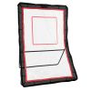 Lacrosse Rebounder for Backyard, 5x7 Ft Volleyball Bounce Back Net, Pitchback Throwback Baseball Softball Return Training Screen