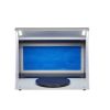 Airbrush Spray Booth, Portable Hobby Airbrush Paint Spray Booth Kit with 4 LED Light, Powerful Dual Exhaust Fans, Turntable and 6 ft Extension Hose