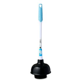 Deluxe Toilet Plunger with 16-in Ergonomic Plastic Handle, 1 Each