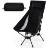 Versatile Folding Camping Chair - Rustproof Aluminum Poles (0.63" Thick), Fits Hiking/Barbecues/Sports Events, Compact Storage