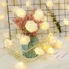 LED Rose Flower String Lights