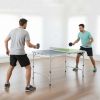 Foldable Ping Pong Table Game Set Mini Table Tennis Table with Adjustable Height