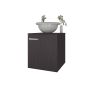 FM FURNITURE Pirtleville Bathroom Vanity with Integrated Sink, Wenge