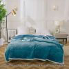 Lake Blue Throw Blanket – Warm Decorative Blanket for Living Room, Bedroom, Couch, or Nap Use