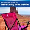 Dual Lock Portable Camping Chairs - Enjoy the Outdoors with a Versatile Folding Chair for Sports