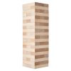Tumbling Timber Toy, 60 Blocks Giant Tumble Tower Blocks Game, Pine Wood Tumbling Tower Game with Carry Bag and Scoreboard, Wooden Stacking Game