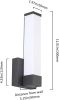 Black Wall Sconce for House Decor LED Wall Lights for Bedroom Bedside Wall Lamp Modern Indoor LED Hallway Sconces Wall Lighting 12" Inch Height 12W 40