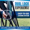 Dual Lock Portable Camping Chairs - Enjoy the Outdoors with a Versatile Folding Chair for Sports