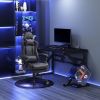 Ergonomic High Back Brown Office Chair Adjustable Swivel Recliner Lumbar Support