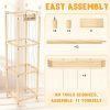 Large-capacity Doll Storage Rack, Wooden Storage Rack, Easy To Install, Space-saving, Simple And Beautiful, Suitable For Game Rooms