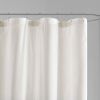 Ombre Printed Seersucker Shower Curtain Taupe 72x72"