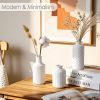 Matte White Glass Bud Vase Set of 12 – Small Minimalist Vases for Easy Home Styling, Perfect for Windowsills, Bedrooms, Bathrooms