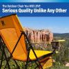 Dual Lock Portable Camping Chairs - Enjoy the Outdoors with a Versatile Folding Chair, Sports Chair