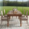 62' Farmhouse Dining Table for 4-6 People, Large Wood Rectangle Kitchen Table, Modern Dinner Table Kitchen & Dining Room Furniture