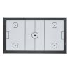84" Air Hockey Table, Indoor Arcade Table Gaming Set with 2 Pushers, 2 Pucks, Electronic Scorer, X-shaped Legs & High-powered Blower