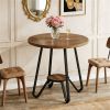 80 Cm round Conference Table Compact Meeting Table for 4 People Office Furniture Design