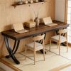 Industrial Design Dining Table for 6-8 People 200 Cm Living Room Rectangular Kitchen Table Modern Home Furniture