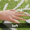 Leaf Bath Mat - Soft, Green MonsteraNon-Slip Leaves Rug, Tropical Flower Bath Mat for Bathroom, Plush & Machine Washable, Fun Bathroom Rugs