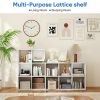 6 Cube Storage Organizer,Open Cube Storage Bookcase with 3 Removable Back Panels,for Living Room, Bedroom, Entrance Hall &Office, 36" L×11.6" W×24"H