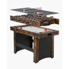 3-in-1 Combo Game Table Set, 54" Air Hockey Table, Multi Combination Table with Air Hockey, Ping Pong, Foosball, Pushers & Pucks