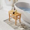 Bathroom Shower Stools with Storage Shelf