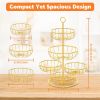 5 Tier Fruit Basket Stand for Counter, Kitchen Tall Tiered Fruit Bowl Organizer for Dining Table Countertop