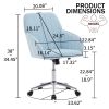 TY Adjustable Office Chair, Home Bedroom, Ergonomic Swivel Chair, Backrest Seat, Comfortable for Long Sitting