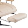 Executive Office Chair with Footrest, 400lb Capacity Office Chair with Lumbar Pillow & Removable Armrests, Heavy Duty Ergonomic Chair