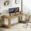 Two person office desk, rectangular dining table, study desk, conference table