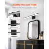 Bathroom Vanity Light Bar, 24.02-Inch, LED Modern Light Fixture Over Mirror, with 360° Rotatable, IP44 Waterproof, 18W, 6000K