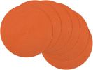 Round Placemats Set of 6 Polyester 15 inch Round Braided Place Mats Washable Non Slip Kitchen Dining Table Mats Autumn Fall Placemats Decor