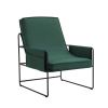 Sling Accent Chair, Comfy Chair with Removable Cushion, Vanity Chair, with Storage Bag for Living Room, Room Chair for Living Room, Bedroom, Office
