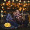 2Pcs 40 LEDs Rose Flower String Lights 10ft/3m Battery Operated Decorative Lights for Anniversary Valentine's Wedding Bedroom
