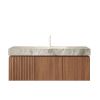 MURI 48" Bathroom Vanity&Sink, Floating Plywood Storage Cabinet with Drawer&Doors