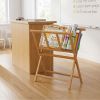Bamboo Art Print Rack for Canvas Storage and Display