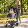 3 in 1 Pet Stroller with Removable Carrier up to 33 lbs